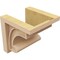 Ekena Millwork 8"W x 8"D x 8"H Wide Alma Rough Cedar Woodgrain TimberThane Corbel, Primed Tan CORUR08X08X08ALMRCPR - alternate 6